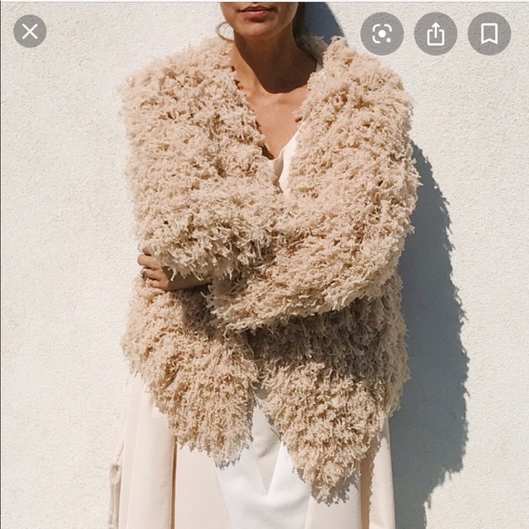 Ryan Roche Sweaters - Ryan Roche Fuzzy Cardigan